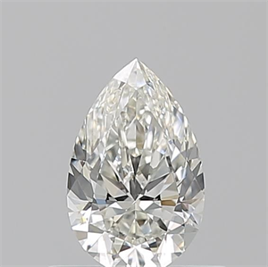 Picture of Natural Diamond 0.51 Carats, Pear with  Cut, I Color, VVS1 Clarity and Certified by GIA
