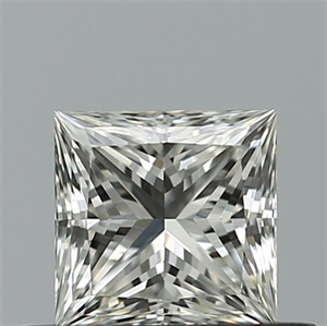 Picture of Natural Diamond 0.50 Carats, Princess with  Cut, H Color, IF Clarity and Certified by IGI