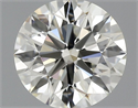 Natural Diamond 0.96 Carats, Round with Excellent Cut, I Color, IF Clarity and Certified by IGI