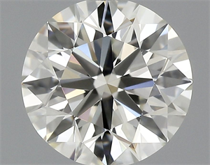 Picture of Natural Diamond 0.96 Carats, Round with Excellent Cut, I Color, IF Clarity and Certified by IGI