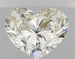 Picture of Natural Diamond 0.79 Carats, Heart with  Cut, M Color, VS1 Clarity and Certified by GIA