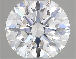 Foto Diamante Natural 0.51 quilates, Redondo , Color F, claridad SI1 y certificado GIA de