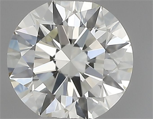 Picture of Natural Diamond 0.40 Carats, Round with Excellent Cut, L Color, VVS1 Clarity and Certified by GIA