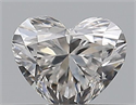 Natural Diamond 0.30 Carats, Heart with  Cut, F Color, VVS1 Clarity and Certified by GIA