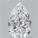 Natural Diamond 0.70 Carats, Pear with  Cut, D Color, VS2 Clarity and Certified by GIA