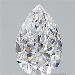 Picture of Natural Diamond 0.70 Carats, Pear with  Cut, D Color, VS2 Clarity and Certified by GIA