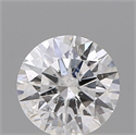 Natural Diamond 0.45 Carats, Round with Excellent Cut, F Color, SI2 Clarity and Certified by IGI