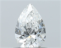 Diamante Natural 0.50 quilates, De pera , Color F, claridad VVS1 y certificado GIA
