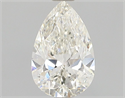 Natural Diamond 0.70 Carats, Pear with  Cut, J Color, SI2 Clarity and Certified by GIA