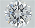 Lab Grown Diamond 5.57 Carats, Round with Ideal Cut, F Color, VS1 Clarity and Certified by IGI