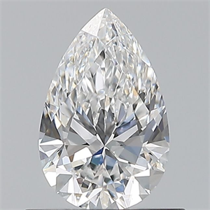 Picture of Natural Diamond 0.60 Carats, Pear with  Cut, E Color, VS1 Clarity and Certified by GIA