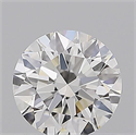 Natural Diamond 0.72 Carats, Round with Excellent Cut, G Color, IF Clarity and Certified by GIA