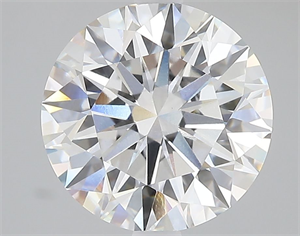 Picture of Lab Grown Diamond 4.03 Carats, Round with Ideal Cut, E Color, VVS2 Clarity and Certified by IGI