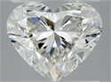 Natural Diamond 3.02 Carats, Heart with  Cut, H Color, SI1 Clarity and Certified by GIA