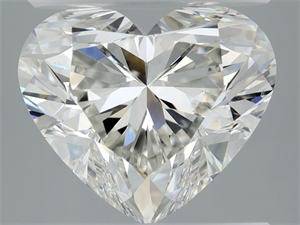 Picture of Natural Diamond 3.02 Carats, Heart with  Cut, H Color, SI1 Clarity and Certified by GIA