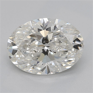 Foto Diamante Natural 1.31 quilates, Ovalado , Color I, claridad SI2 y certificado GIA de