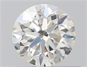 Natural Diamond 0.50 Carats, Round with Very Good Cut, H Color, VVS2 Clarity and Certified by GIA