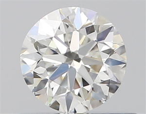 Picture of Natural Diamond 0.50 Carats, Round with Very Good Cut, H Color, VVS2 Clarity and Certified by GIA