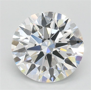 Picture of Lab Grown Diamond 1.07 Carats, Round with Ideal Cut, D Color, VVS2 Clarity and Certified by IGI