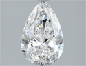 Diamante Natural 1.56 quilates, De pera , Color E, claridad FL y certificado GIA