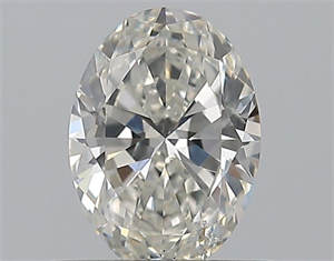 Picture of Natural Diamond 0.58 Carats, Oval with  Cut, H Color, SI2 Clarity and Certified by GIA