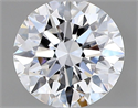 Natural Diamond 0.71 Carats, Round with Excellent Cut, E Color, VVS1 Clarity and Certified by GIA