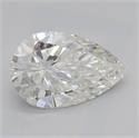 Natural Diamond 1.51 Carats, Pear with  Cut, H Color, SI2 Clarity and Certified by GIA