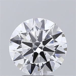 Picture of Lab Grown Diamond 3.45 Carats, Round with Ideal Cut, E Color, VS2 Clarity and Certified by IGI