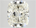 Natural Diamond 3.02 Carats, Cushion with  Cut, I Color, VS2 Clarity and Certified by GIA