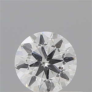 Picture of Natural Diamond 0.40 Carats, Round with Very Good Cut, F Color, SI2 Clarity and Certified by GIA