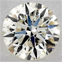 Natural Diamond 0.80 Carats, Round with Excellent Cut, L Color, SI1 Clarity and Certified by GIA