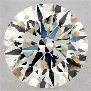 Picture of Natural Diamond 0.80 Carats, Round with Excellent Cut, L Color, SI1 Clarity and Certified by GIA