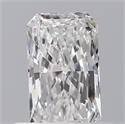 Natural Diamond 0.50 Carats, Radiant with  Cut, D Color, VS1 Clarity and Certified by GIA