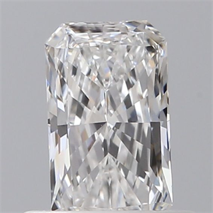 Picture of Natural Diamond 0.50 Carats, Radiant with  Cut, D Color, VS1 Clarity and Certified by GIA