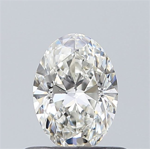 Picture of Natural Diamond 0.50 Carats, Oval with  Cut, H Color, VS2 Clarity and Certified by GIA
