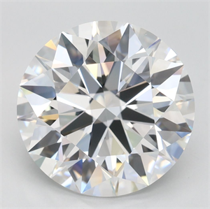 Picture of Lab Grown Diamond 4.24 Carats, Round with Ideal Cut, D Color, IF Clarity and Certified by IGI