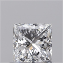 Diamante Natural 0.70 quilates, Princesa , Color D, claridad VS1 y certificado GIA