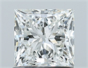Natural Diamond 1.01 Carats, Princess with  Cut, G Color, VS1 Clarity and Certified by GIA