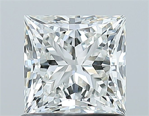 Picture of Natural Diamond 1.01 Carats, Princess with  Cut, G Color, VS1 Clarity and Certified by GIA