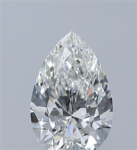Picture of Natural Diamond 0.52 Carats, Pear with  Cut, H Color, VS1 Clarity and Certified by GIA