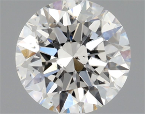 Foto Diamante Natural 0.71 quilates, Redondo , Color H, claridad SI2 y certificado GIA de