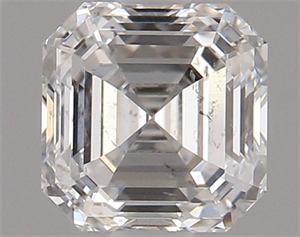 Picture of Natural Diamond 0.71 Carats, Asscher with  Cut, G Color, SI2 Clarity and Certified by GIA