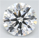 Lab Grown Diamond 5.01 Carats, Round with Ideal Cut, D Color, IF Clarity and Certified by IGI
