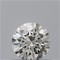 Diamante Natural 0.41 quilates, Redondo , Color H, claridad SI1 y certificado GIA