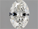 Natural Diamond 0.50 Carats, Oval with  Cut, G Color, VS2 Clarity and Certified by GIA