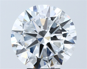 Picture of Lab Grown Diamond 5.03 Carats, Round with Excellent Cut, F Color, VS1 Clarity and Certified by IGI