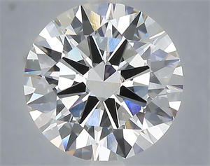Picture of Lab Grown Diamond 4.01 Carats, Round with Excellent Cut, E Color, VVS2 Clarity and Certified by IGI