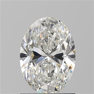 Picture of Natural Diamond 1.20 Carats, Oval with  Cut, G Color, SI1 Clarity and Certified by GIA