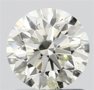 Picture of Natural Diamond 1.01 Carats, Round with Excellent Cut, M Color, SI2 Clarity and Certified by IGI