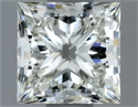 Natural Diamond 1.01 Carats, Princess with  Cut, I Color, VVS2 Clarity and Certified by IGI
